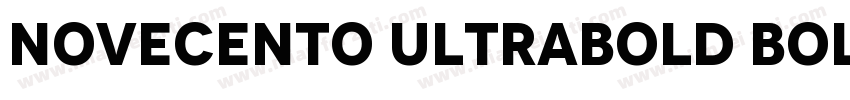 Novecento UltraBold Bold字体转换